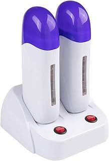 Electric Wax Heater Waxing Warmer Machine Double Depilatory Roll Wax Warmer for Hair Removal