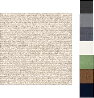 Self Adhesive Carpet Tile,11Pcs 30 * 30cm Easy to Peel and Stick Carpet Floor Tile,Flooring Rugs Floor Tile Hardwearing Anti-Slip Floor Covering, Bitumen Backed-1m² (Khaki)