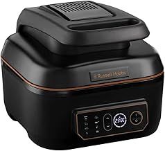 Russell Hobbs Air Fryer XL 5.5L [Air Fryer / Grill / Multicooker] Rapid Air (dishwasher safe, top & bottom heat, no more shaking, slow cooker, baking, Frozen Pizza Ø 30cm) SatisFry 26520