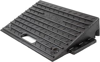 Street Solutions UK Rubber Kerb Ramps 4 Inch | Heavy Duty Mobility Threshold Ramps for Wheelchairs, Cars Vehicles, Caravan, Scooter Wheels, Skateboard, Motorcycle, Disabled Chair & Dog | 1 Ramp
