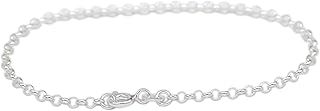 Genuine 925 Sterling Silver Rolo Belcher Bracelet, 2.5mm Width, sizes 6.5 and 7.5 Inches, Minimalist Bracelet, Silver Chain, Everyday Jewellery, Gift for Her, Birthday gift, Everyday Jewellery