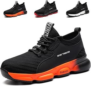 Safety Trainers Men Women Steel Toe Cap Trainers Work Safety Shoes Lightweight Non Slip Work Boots Industrial Protective Sneakers