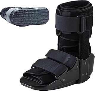 Walker Fracture Boot - Short and Compact Ankle Support Boot Brace for Sprained Ankle, Post-Op Recovery and Fractures | Right or Left Foot (UK 3-5)