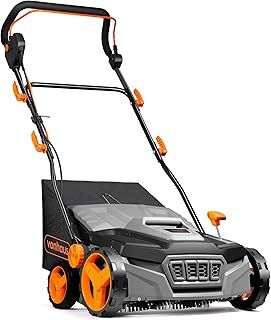 VonHaus Artificial Grass Brush 1800W, Electric Artificial Grass/Lawn Sweeper Cleaner Machine, 45L Collection Bag, 12m Cable, 5 Adjustable Heights, 380mm Working Width, Foldable Handle, 3 Year Warranty
