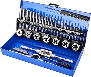 Tap and Die Set 32 Pieces Alloy Steel Metric Screw Threads Cutting Tool Set Taper Drill Threading Kit with Storage Case