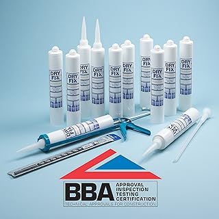 DPC Damp Proofing Injection Cream 380ml BBA x 12 Kit (with Mastic Gun & 12mm SDS Drill Bit)