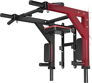 Multifunctional Pull-Up Bar for Wall Mounting Dip Station 2 in 1 Pull Up Bar Wall Load Capacity up to 500 kg