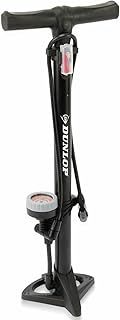 Dunlop Bike Pump with/without Pressure Gauge - 160/180PSI-11/12Bar - Dunlop, Schrader and Presta Valve Pump - Bicycle and Car Tyre Pump - Incl. Adapters for Water Toys and Balls
