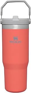 STANLEY IceFlow Flip Straw Insulated Stainless Steel Water Bottle with Straw 0.89L - Keeps Cold for 12+ Hours - Leakproof - BPA Free Travel Tumbler - Guava