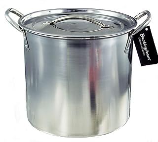 Buckingham Stock Pot with Stainless Steel Lid Premium Quality Multi Purpose Cooking Pot for Cooking Soups Stews & Brew Boiling 6 Litre