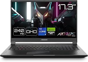 Gigabyte AORUS 17X AZF Gaming Laptop - 17.3 Inch, 240Hz QHD, i9-13980HX, RTX 4090 GPU, 32GB DDR5 5600MHz, 2x 1TB Gen4 SDD, Windows 11 Home, 2 Year Warranty, AORUS 17X AZF-D5UK665SH