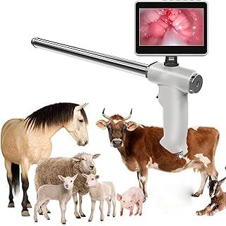 Artificial Insemination Gun, Cattle Cow and Horses Gun Handheld AI Artificial Insemination Device with Camera, Veterinary Breeding Kit, for Farm & Ranch,Cow/horse