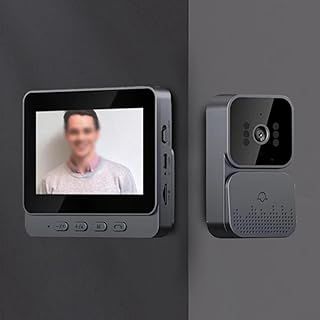 SPORTARC Doorbell Camera Wireless, Doorbell Camera with Monitor, Video Intercom System with 4.3" Screen Video Doorbell Phone Security Camera Door Bell Intercom