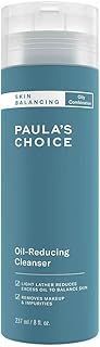 Paula's Choice SKIN BALANCING Oil Reducing Cleanser - Facial Foaming Cleanser Removes Dirt, Excess Oil and Makeup - Fights Breakouts & Blackheads - Aloe Vera - Combination to Oily Skin - 237 ml