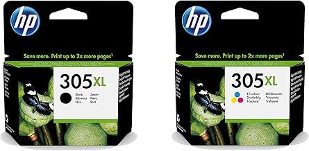 HP 6ZA94AE 305XL High Yield Original Ink Cartridges, Black/Tri-color, Multipack