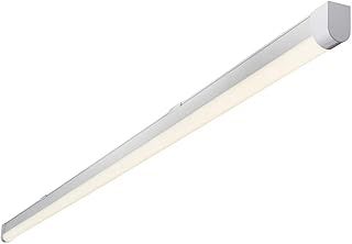 ECOLINEAR Slim Profile Indoor 5FT 22W SMD LED Batten - Cool White 4000K Energy Saving Ceiling LED Tube Light 2150 Lumens - Integrated Tube Lamp With Suspension Clips| IP20 for Commercial, Office, Home