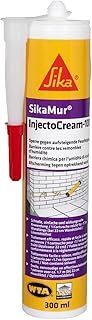 Sika SikaMur InjectoCream-100 – Injectable Damp Proof Course – Silane-Based – Rising Damp Treatment – Ready To Use – Mess-Free – 300ml, Packaging May Vary
