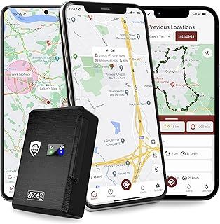 Mag – Rechargeable Magnetic GPS Tracker, Car, Van, Motorbike, Caravan, etc. 34-195 Countries, 90 Day Standby, Real Time Tracking and Notifications, 7 Day Free Trial+SIM Included, UK Company