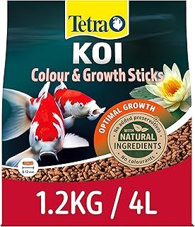 Tetra Koi Pond Fish Food Colour & Growth Sticks 1.2kg - biologically balanced for larger koi fish