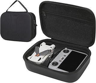 DJI Mini 4 Pro Carrying Case, Portable Hard Travel Case Storage Bag Fits DJI Mini 4 Pro Drone, RC 2 / RC-N2 Remote Controller and Accessories - Black
