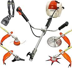 NISSER 52cc Petrol Garden Brush Cutter Strimmer Line Trimmer Kit 2 Stroke Petrol 4 in 1 Kit