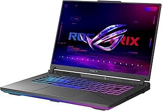 ASUS ROG Strix G16 Gaming Laptop, 16" 165Hz FHD IPS Display, Intel Core i7-13650HX, 32GB DDR5 RAM, 1TB SSD, NVIDIA GeForce RTX 4060, Wi-Fi 6E, US English Keyboard, Windows 11 Home