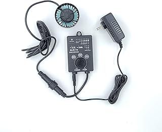 Jebao SLW Wave Maker Flow Pump with Controller for Marine Reef Aquarium (SLW-10, 1065 GPH) Black