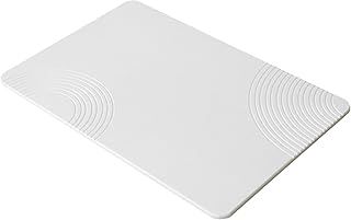 Loofah Shower Mat non Slip Anti Mould PVC Machine Washable Bath Mats for Inside Outside - 40×100 cm (Loofah PVC, Beige)