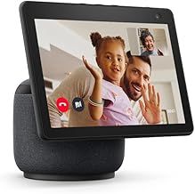 Echo Show 10 (Newest gen) | HD smart display with motion and Alexa | Charcoal Fabric