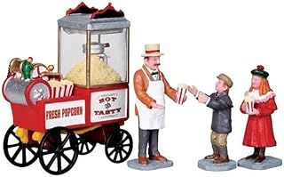 LEMAX Christmas Village Popcorn Vendor