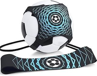 GIEMIT Football Kick Trainer Soccer Training Belt Rebounder Training AIDS for Kids Youth Adults Universal Fits Ball Size 3 4 5