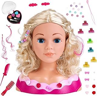 Theo Klein 5392 Princess Coralie Make up and hairstyling head Emma