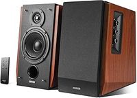 Edifier R1700BT Bluetooth Bookshelf Speakers - Active Near-field Studio Monitors - Powered Speakers 2.0 Setup Wooden Enclosure - 66W RMS, Brown