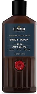 Cremo Reserve Collection Body Wash, Men's Shower Gel for Body Skin Care, Palo Alto Luxury Fragrance, 473 ml