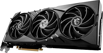 MSI GeForce RTX 4070 SUPER 12G GAMING X SLIM Gaming Graphics Card - 12GB GDDR6X, PCI Express Gen 4, 192-bit, 3x DP v 1.4a, HDMI 2.1a (Supports 4K & 8K HDR)