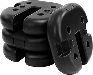 Elevon Canopy Weights Set of 4 with No-Pinch Design for Easy Installation and Removal to Secure Tents Canopies and Umbrellas at Outdoor Events 24 pounds
