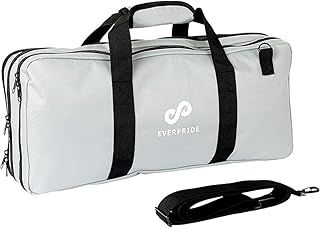 EVERPRIDE Chef Knife Bag Holds 20 Knives Plus Large Zippered Compartment for Kitchen Tools – Durable, Large Knife Bag for Chefs – Knives Not Included