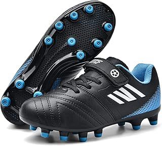 Boys Football Boots Shoes Kids Girls FG/AG Soccer Athletics Sport Shoes Training Shoes Running Shoes Teenager Indoor Outdoor Football Shoes Sneakers for Unisex