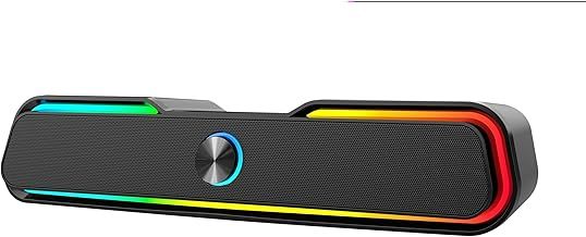 RED5 Gaming Zeta Portable LED Colour Changing Wireless Bluetooth Gaming Soundbar