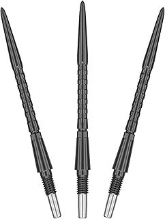 TARGET Darts Swiss Point Storm Dart Points, Surge (3 Pack Set of Tips) 26MM/30MM/35MM – Gold/Silver/Black | Change Dart Points, Swiss Storm Points, Professional Darts Accessories
