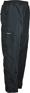 Mens Trousers with Thermal Lining Combat Style Elasticated Waist with Draw Cord M L XL XXL XXXL