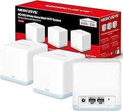MERCUSYS Halo H30(3-pack) AC1200Mbps Mesh Wi-Fi System, TP-Link Mesh System, Router, Extender Booster, 3,500ft²(320 m²), Seamless Roaming, Easy Setup