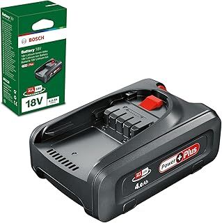 Bosch Battery Pack PBA 18V 4.0 Ah PowerPlus (1 battery 18V 4.0 Ah, 18 Volt System, in carton packaging)