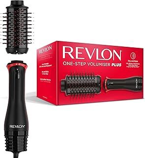 Revlon One-Step Volumiser Plus (Patented Detachable Head, Ceramic Titanium Barrel, Nylon Styling Bristles with Activated Charcoal Pins, Tourmaline Ionic Technology), RVDR5298UK