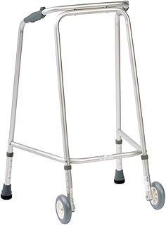 NRS Healthcare Walking Frame (Wheeled) N73259 Adjustable Height - Medium (Eligible for VAT relief in the UK)