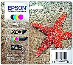 Epson Cartouche jet d'encre 603XL - Noir XL/STD, cyan, magenta, yellow and black
