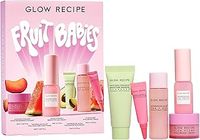 Glow Recipe Fruit Babies Skincare Kit - Gift Set with Ceramide Facial Cleanser, BHA Toner, Vitamin C Eye Cream, Hyaluronic Acid Cream & Niacinamide Dew Drops (5 Count)
