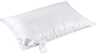 Natural Feather & Down Pillows, Luxury Sleeping Pillow with Downproof Dual Layer Cover, Medium/Soft Density Support Pillow For Back & Side Sleeper (1 Pack, 19x29)