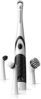 SonicScrubber Household Cleaning Brush - Electric Scrubbing Brush - Home, Kitchen & Bathroom - Removes Mould & Cleans Grout (Washing-Up System)