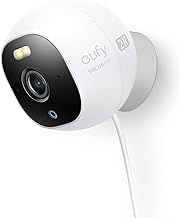 eufy Security Solo OutdoorCam E220(C24), All-in-One Outdoor Security Camera with 2K Resolution, Spotlight, Color Night Vision, No Monthly Fees, Wired Camera, Security Camera Outdoor, IP67 Weatherproof